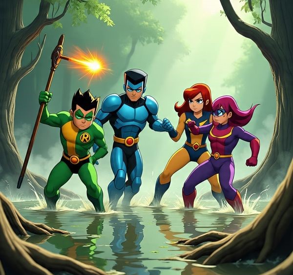 Teen Titans Go ! Swamp Attack